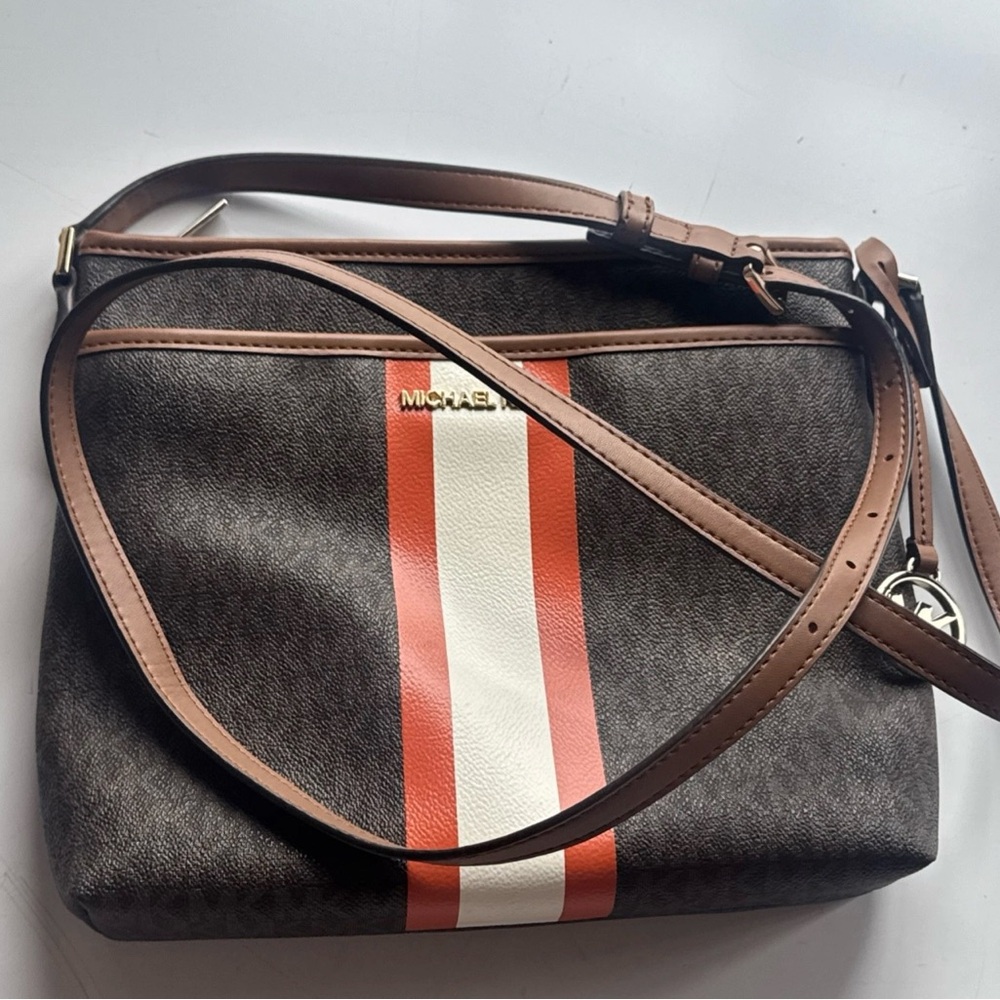 Michael Kors Tan Leather Crossbody Bag